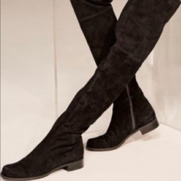 Stuart Weitzman Hilo thigh high suede boots - Picture 2 of 10